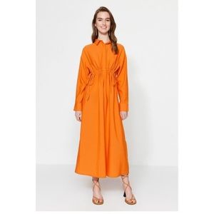Orange summer dress